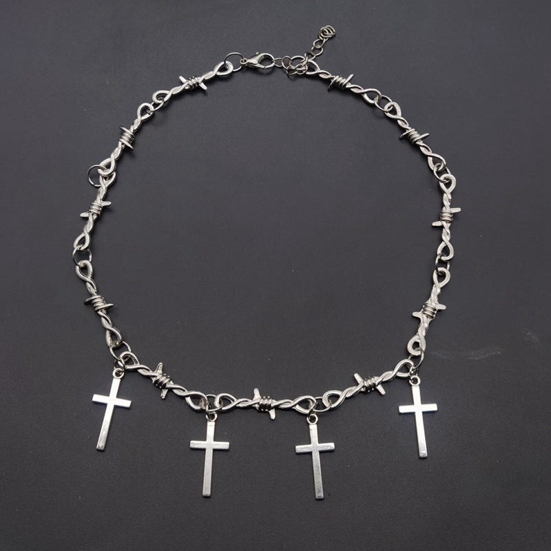 Iron Wire Choker Women's Hip Hop Gothic Punk