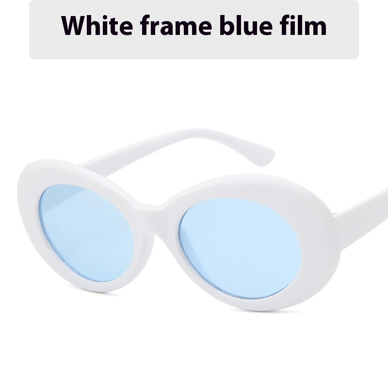 Women's Fashion New Vintage Round Frame Sunglasses