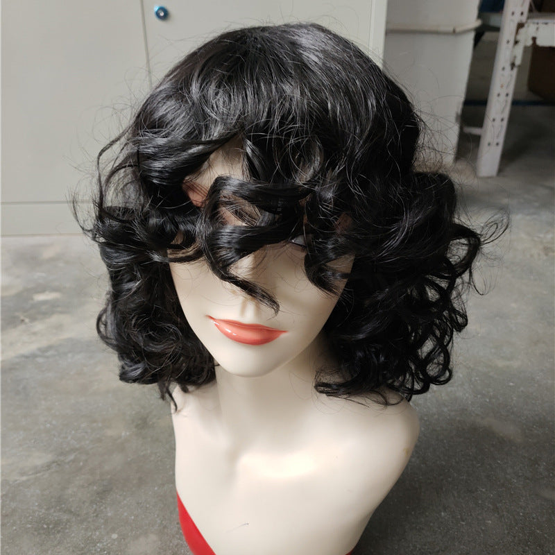 Women's Short European And American Afro Wig Synthetic Wigs