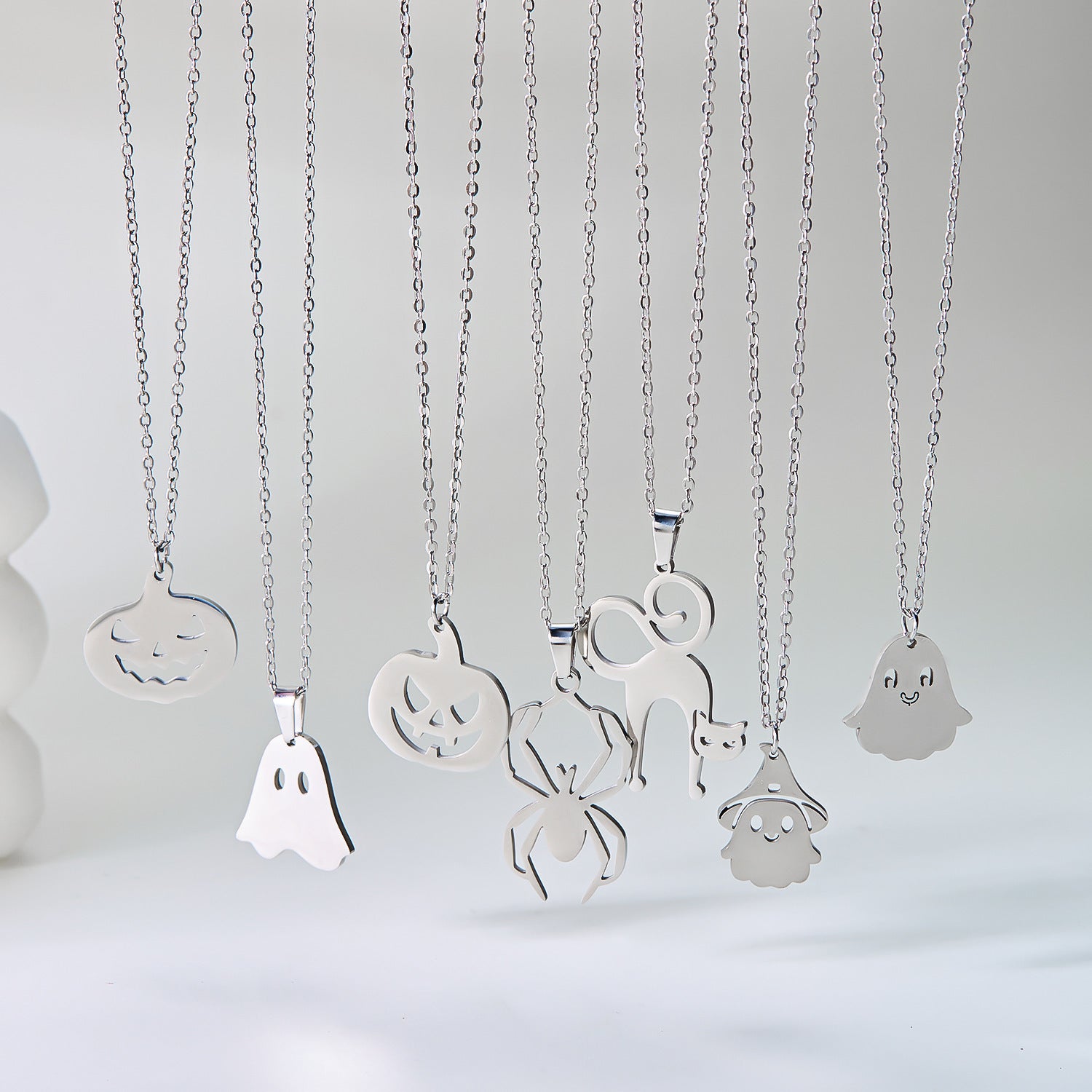 Halloween Element Pumpkin Head Ghost Ornament Pendant Personality