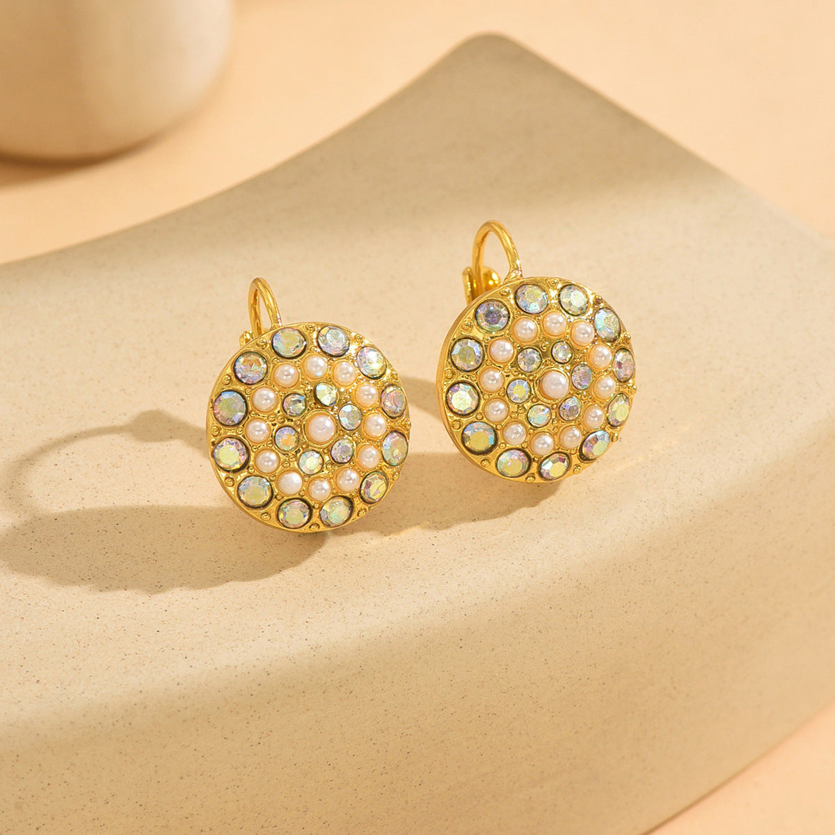 Retro Creative Women's Round Earrings