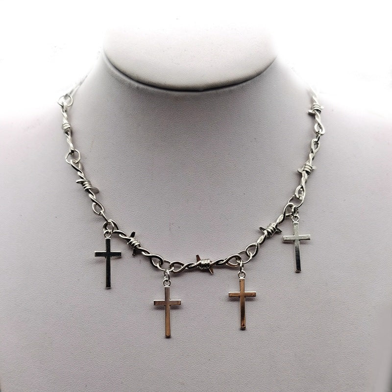 Iron Wire Choker Women's Hip Hop Gothic Punk