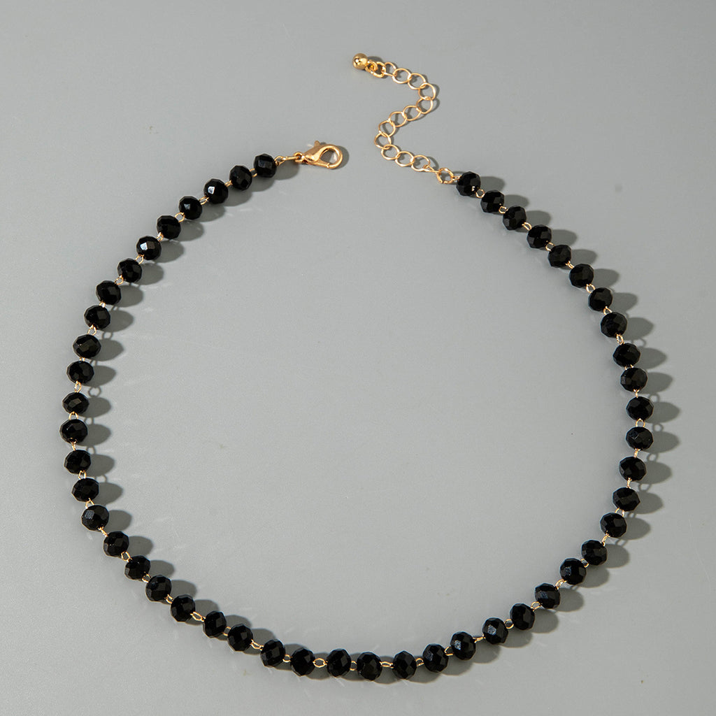 Cross Geometric Diamond Chain Clause Necklace