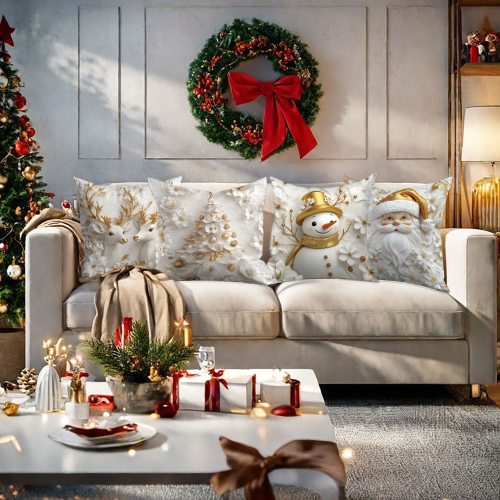 Christmas European Decoration Pillow Cover