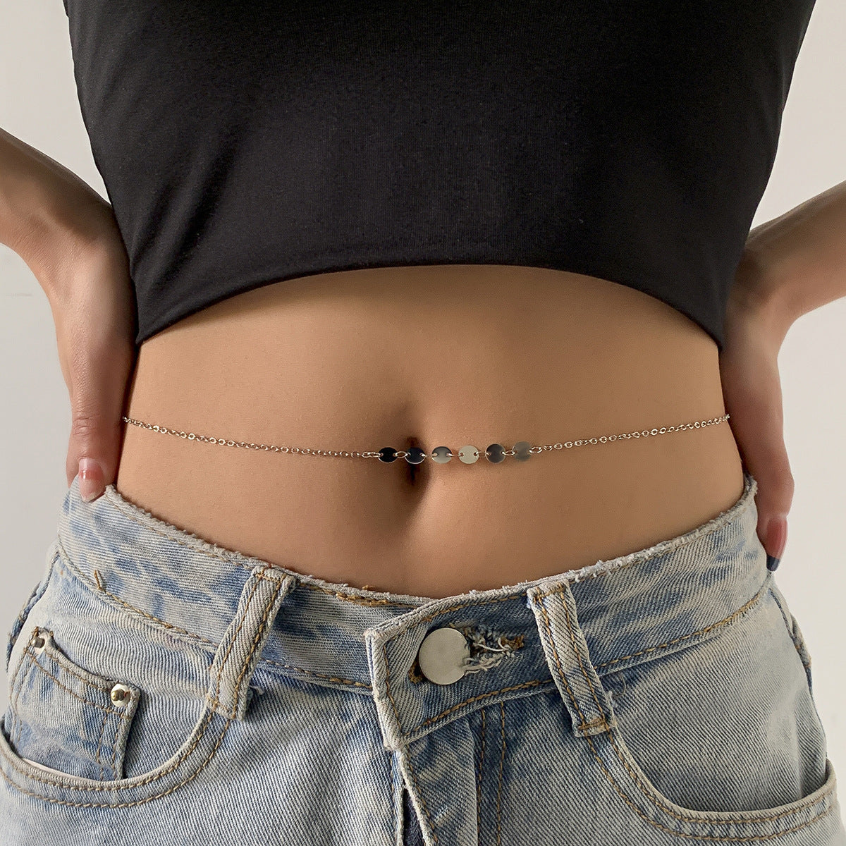 Geometric Trend Women's Metal Body Chain