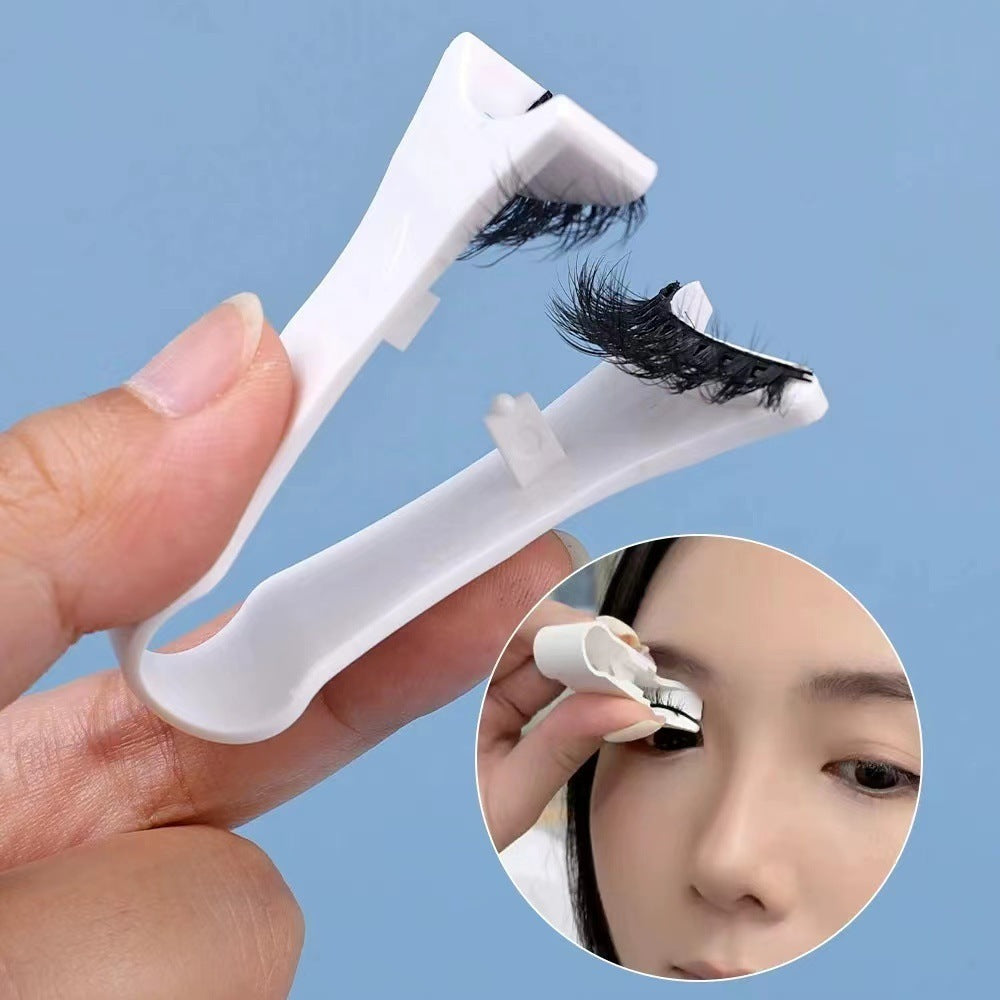New Magnetic False Eyelashes V-shaped Clip Eyelash Wear Aid Portable Easy To Wear