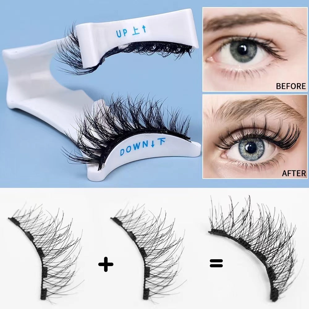 New Magnetic False Eyelashes V-shaped Clip Eyelash Wear Aid Portable Easy To Wear