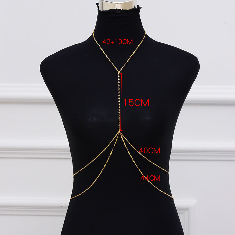 Women's Double Layer Fashion Body Chain