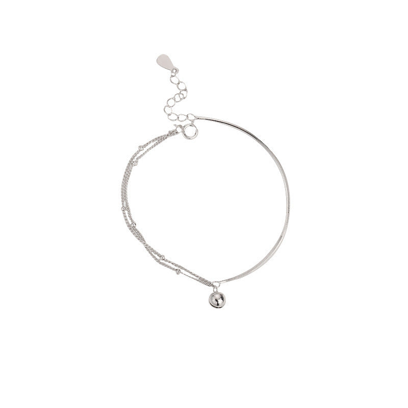 Simple And Elegant Asymmetric Double-layer Bracelet Girlfriends' Gift