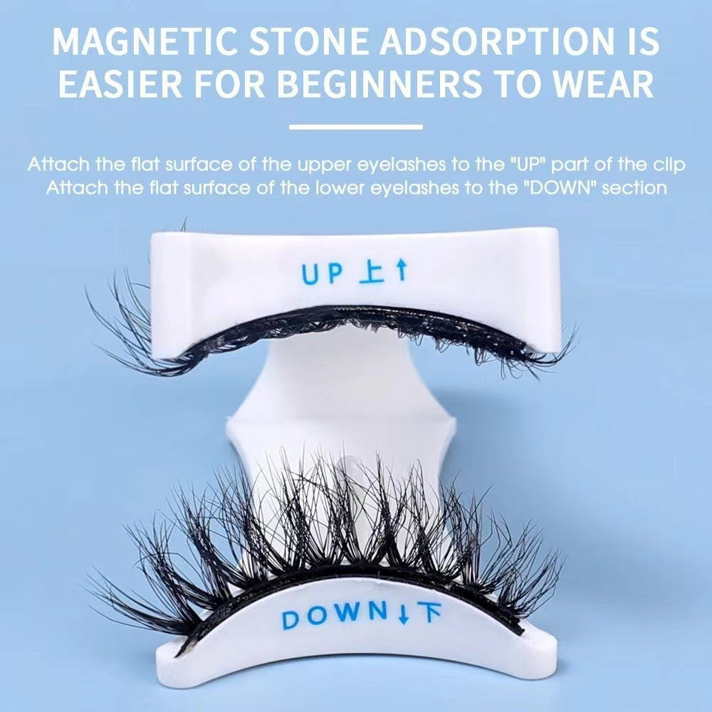 New Magnetic False Eyelashes V-shaped Clip Eyelash Wear Aid Portable Easy To Wear
