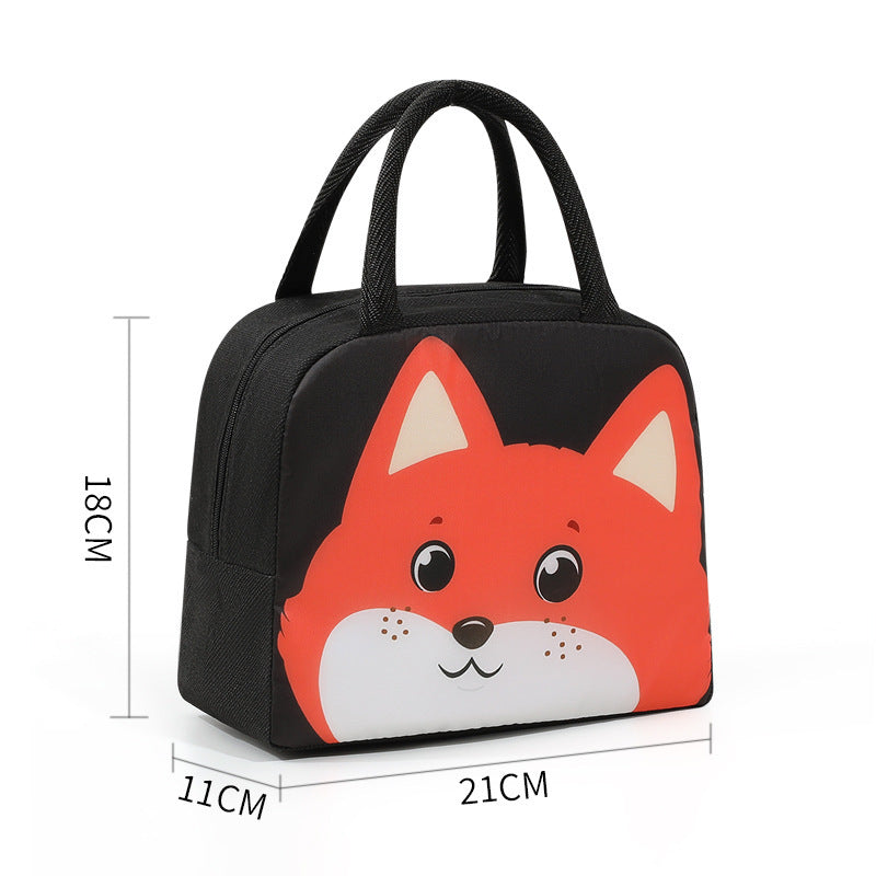 Cartoon Funny Children Thick Aluminum Foil Insulated Lunch Box Bag